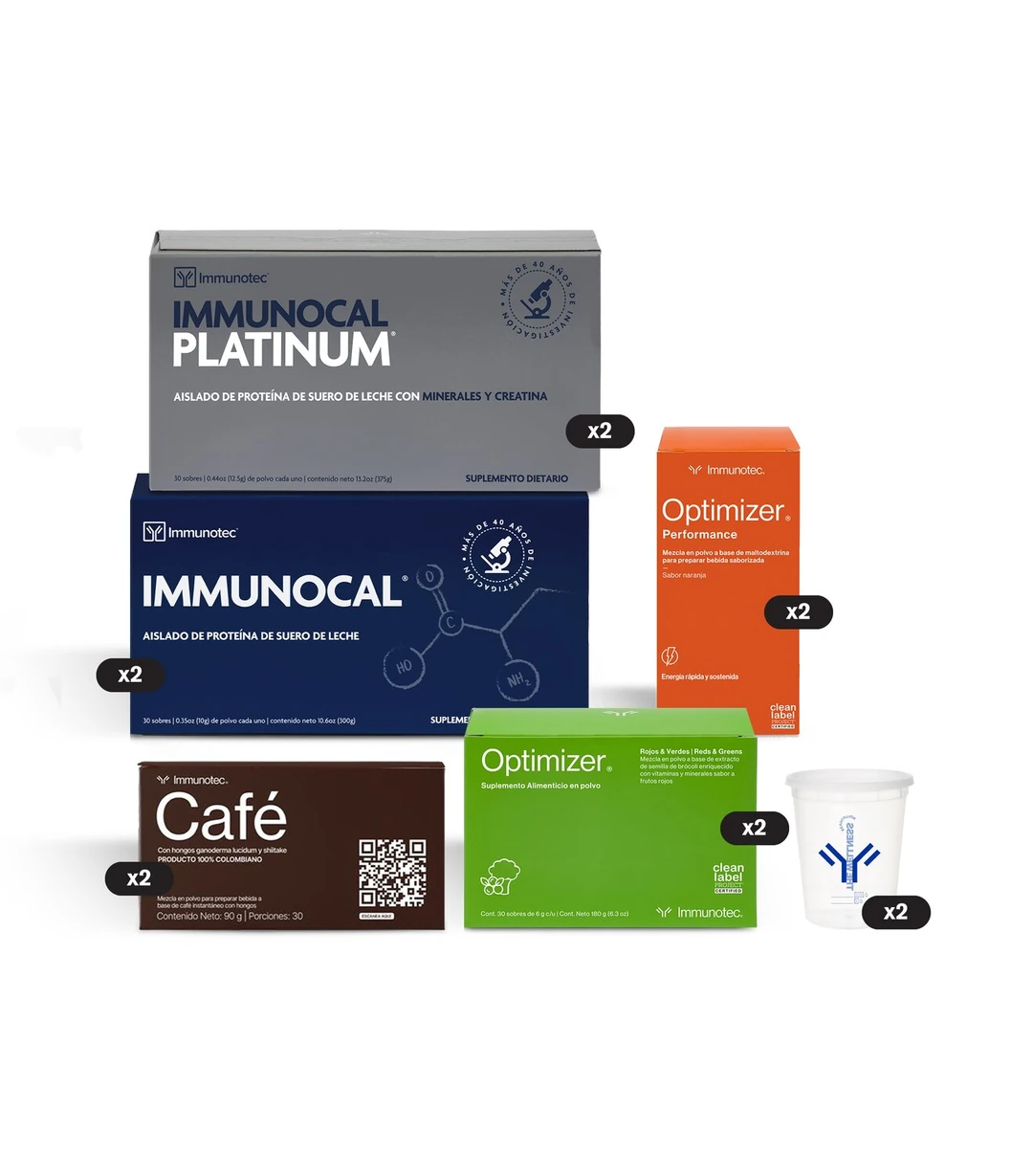 Paquete de Inicio Integral con Café Bogotá - Immunocal Colombia